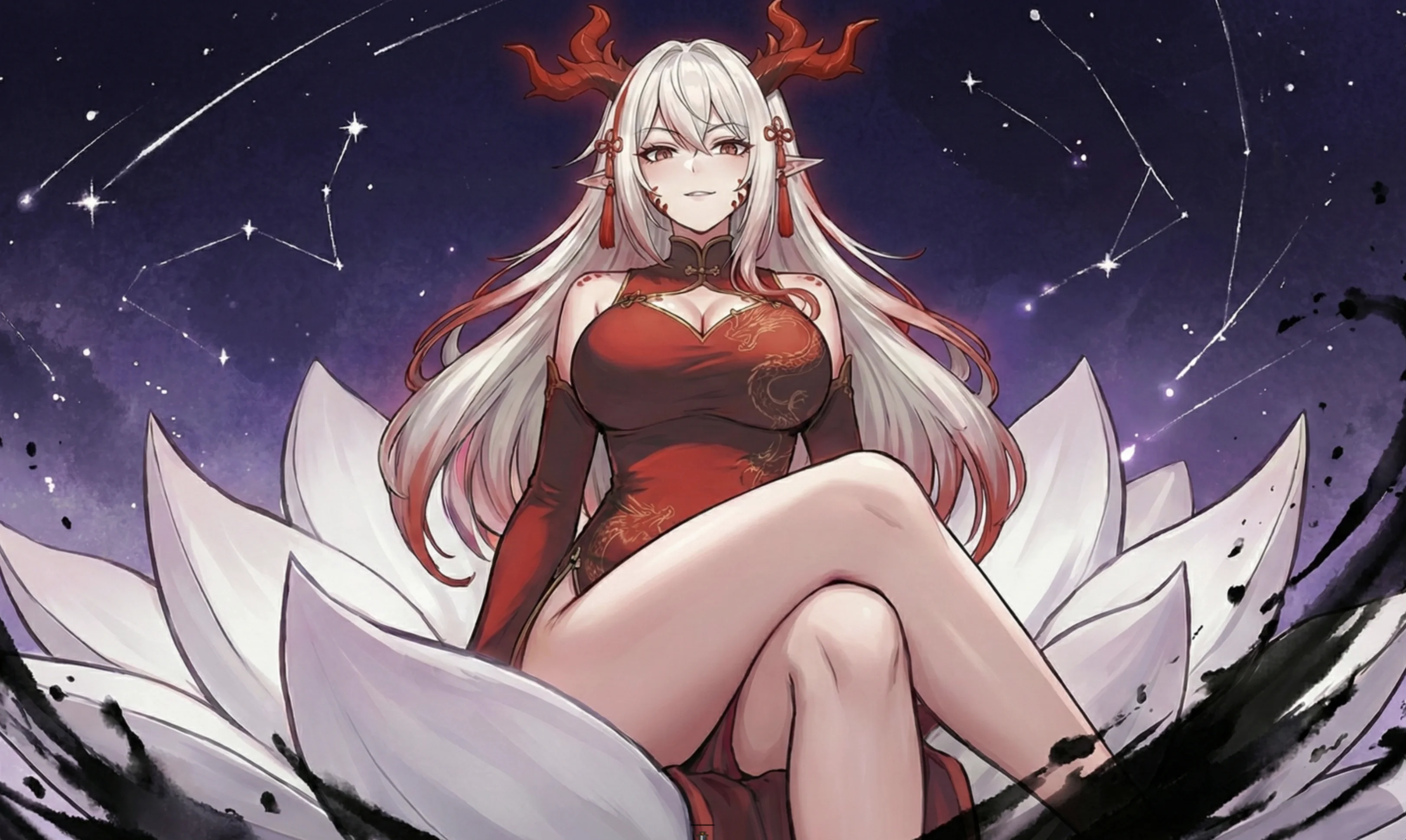 我和龙女妈妈的玄幻之旅 主视觉宣传图 仙侠玄幻RPG